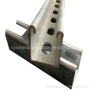 C or U Shaped Construction Galvanized Unistrut Metal Framing